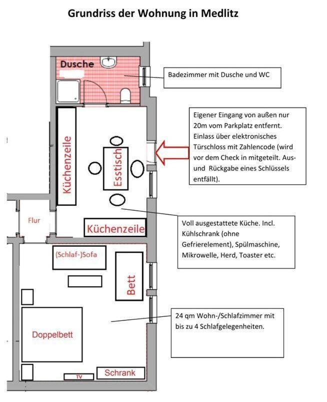 Wohnung In Medlitz Rattelsdorf Εξωτερικό φωτογραφία